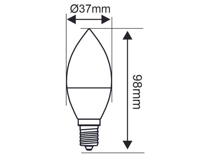 Š/SIJALICA LED  E14 SOLED 7W 4000K GRL2041